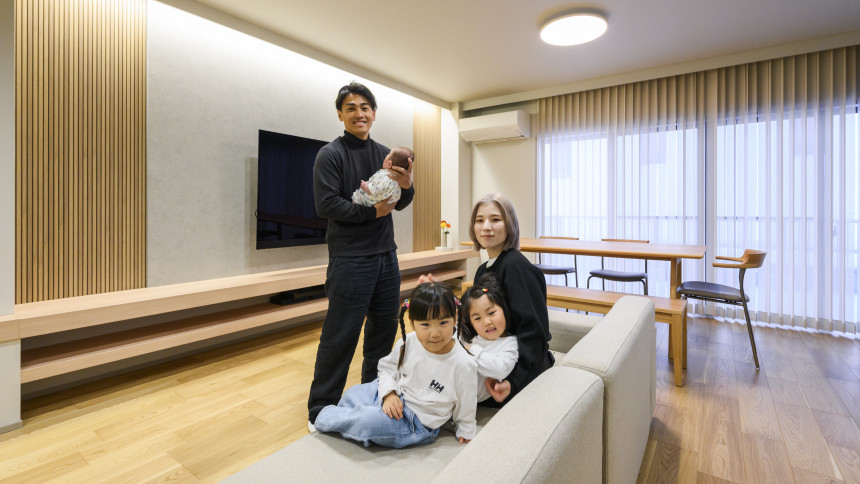 仕上がりは120点！一棟ビルを受け継いだ若い家族のマイホーム 