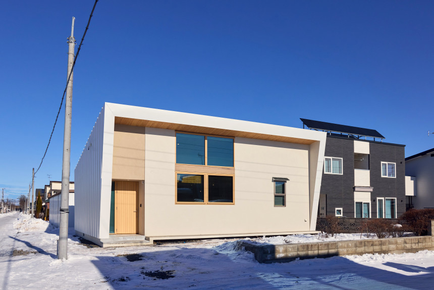減築で叶えたコンテンポラリーな平屋住宅 