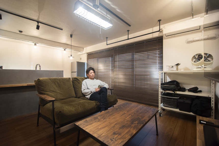 インダストリアルな大人リノベ 